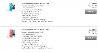 Apple Special Deals offers on 5th-generation iPod touch players