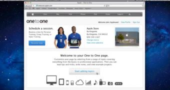 Apple's upcoming One to One site