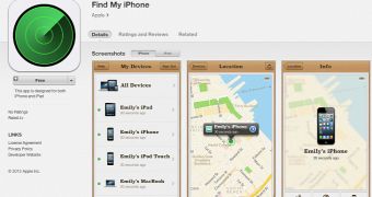 Find My iPhone on the App Store