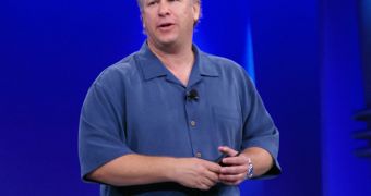 Apple's Philip Schiller hosting one of the company's keynote presentations