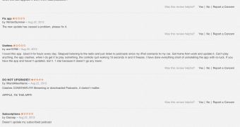 Apple Podcasts application reviews