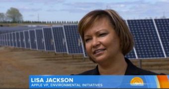 Apple Vice President of Environmental Initiatives Lisa Jackson, interviewed by NBC Today