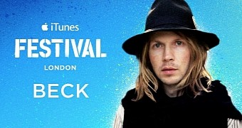 Beck is ready to go up on stage in London