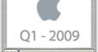 Apple Q1 2009 conference call webcast logo
