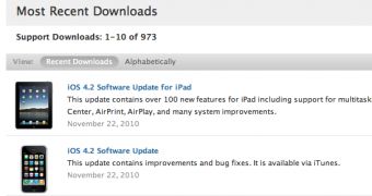 Apple.com downloads section (screenshot)