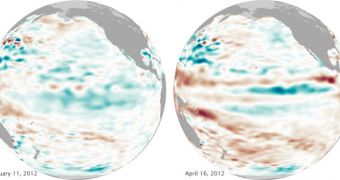 La Niña subsided in the Pacific Ocean last month