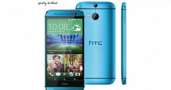 Aqua Blue HTC One M8