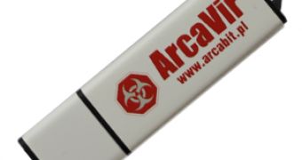 Home users benefit from 2GB ArcaVir-equipped USB key