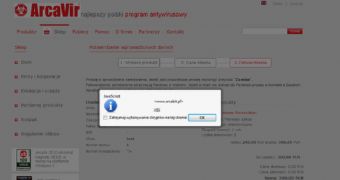 ArcaBit's Polish website is vulnerable to an XSS attack