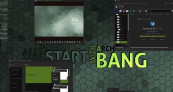 ArchBang Linux desktop