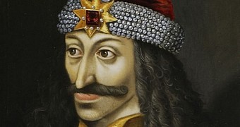 This is a portrait of Romanian ruler Vlad the Impaler, who many think served as an inspiration for Bram Stoker's "Dracula" novel