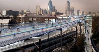 London could one day sport an above ground bicycle network