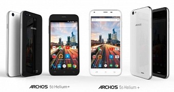 Archos 50 Helium Plus and 55 Helium Plus Launched with Quad-Core CPU, 13MP Camera