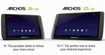 Archos 80/101 G9 Android Tablets