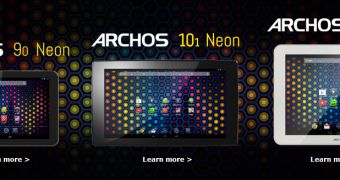 Archos debuts unimpressive line of Neon tablets