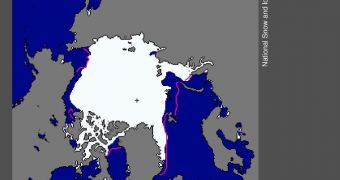 Arctic sea ice extent for October 2013 was 8.10 million square kilometers (3.13 million square miles)