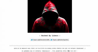 Argentinian government websites defaced