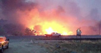 Raw video shows Yarnell Fire