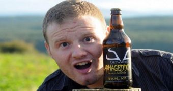 Armageddon beer has a 65% alcohol content