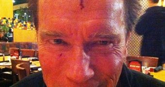 Arnold Schwarzenegger cracked his head open during production of “The Last Stand”