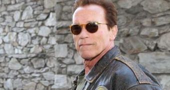 Arnold Schwarzenegger stars shooting for “The Last Stand” in September