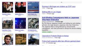 The Google News Homepage