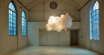 Berndnaut Smilde recreates a cloud indoors
