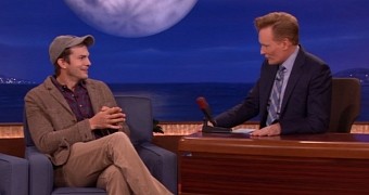 Ashton Kutcher gushes about fatherhood to Conan O’Brien