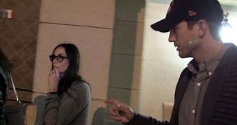Ashton Kutcher and Demi Moore are seen together in public for the first time since divorce announcement