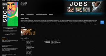 Jobs movie on iTunes