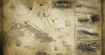 The high-res map of Assassin's Creed 4: Black Flag