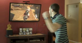 Assassin's Creed can be controlled with the Kinect in this video