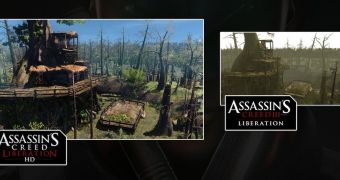 Assassin's Creed Liberation HD comparison screenshot