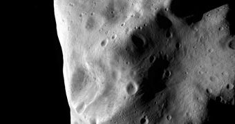 This image of the unusual asteroid Lutetia was taken by ESA’s Rosetta probe during its closest approach in July 2010