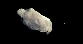 This asteroid is so large that it even has a satellite orbiting it