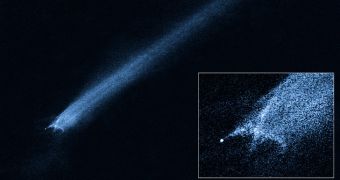 P/2010 A2 as seen by Hubble