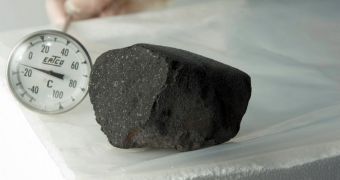 This is one of the Tagish Lake meteorite fragments