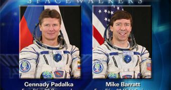 Gennedy Padalka, ISS commander, and Michael Barratt completed a rare internal spacewalk on the ISS today, in no more than 12 minutes