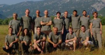 ESA survival training team