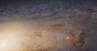 New space image shows what a portion of the Andromeda galaxy looks like
