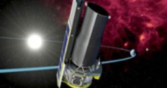 NASA's Spitzer Space Telescope was used to determine the distance of a binary black hole.