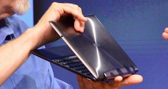 Asus Transfoermer Prime tablet at AsiaD conference