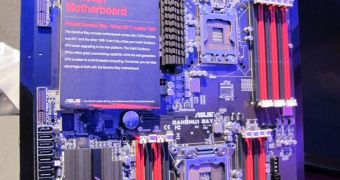 Asus Danushi Bay concept motherboard with LGA 1366 and LGA 2011 sockets