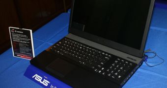 Asus ROG G75 gaming notebook with Ivy Bridge CPU and Nvidia Kepler graphics