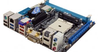 Asus F1A75-I Deluxe mini-ITX AMD Llano motherboard