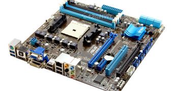 Asus F1A55-M micro-ATX FM1 motherboard for AMD Llano APUs