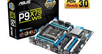 Asus Starts Selling P9X79 WS LGA 2011 Workstation Motherboard in Europe