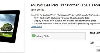 Asus Transformer Prime pricing options