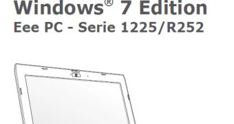 Asus Eee PC 1225 netbook manual