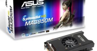 The Asus Splendid MA3850M graphics card